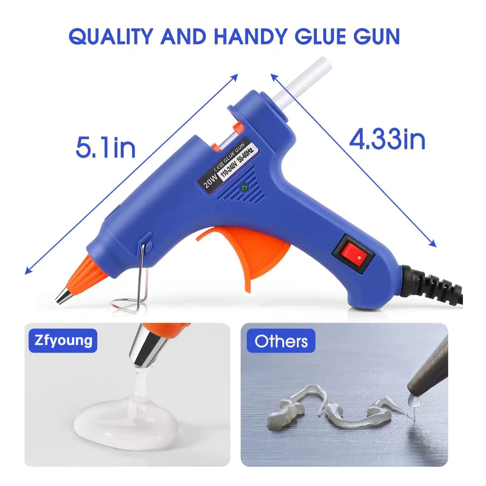 Heat Gun Small - 20W Hot Melt Glue Gun DIY
