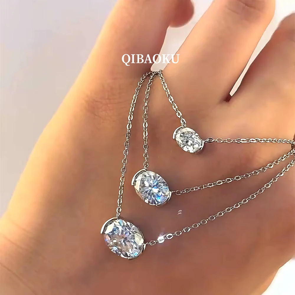FCGJHW 1-3CT Half Bezel Set Ov - Bezels Set Pendant ulasan dan harga