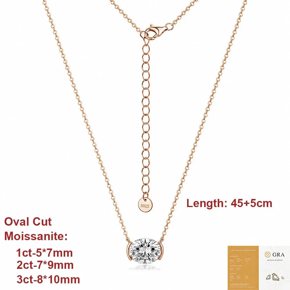 FCGJHW 1-3CT Half Bezel Set Ov - Bezels Set Pendant ulasan dan harga