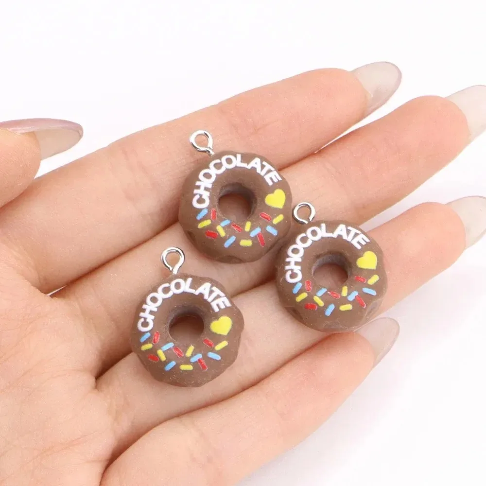 10Pcs Kawaii 3D Bread Donut Re - Resin Crafts Diy ulasan dan harga