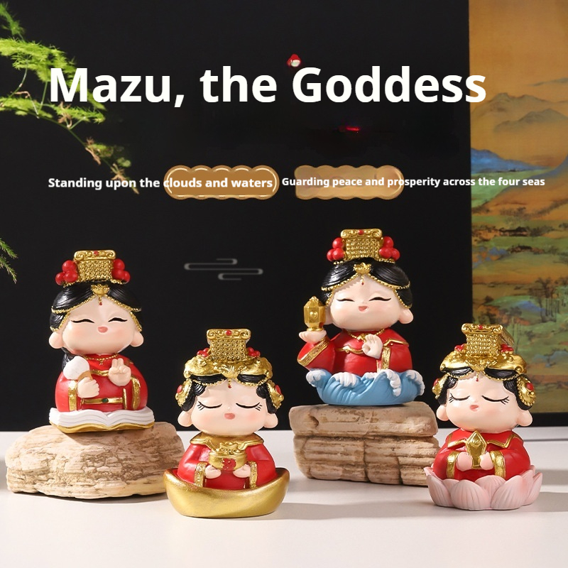 Chinese Style Mazu Resin Figur - Crafting Resin ulasan dan harga