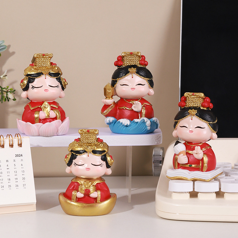 Chinese Style Mazu Resin Figur - Crafting Resin ulasan dan harga